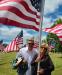 Randy & Lisa with the flag they sponsored for Sergeant Anderson for Armed Forces Day; will fly through July 4th at Veterans Memorial Park in Ocean Pines.